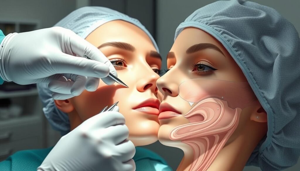 טכניקות קיטור בניתוח פנים