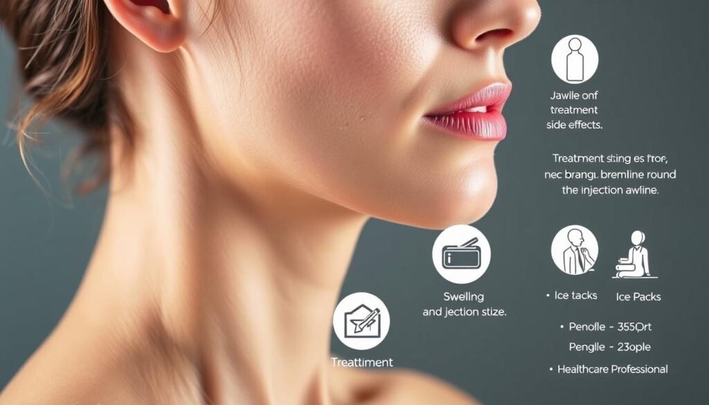 היבטי צד של Kybella ואמצעי טיפול