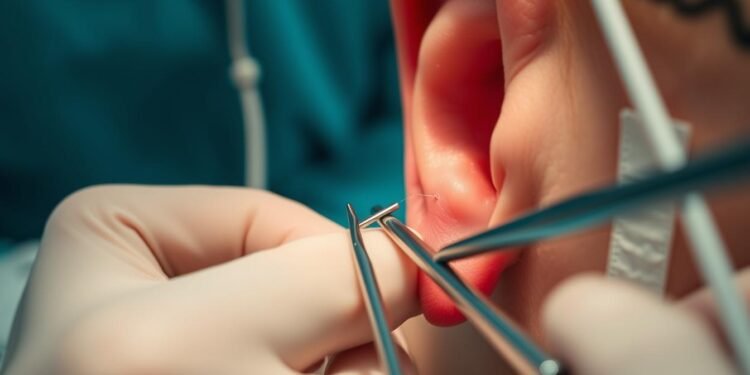 earlobe repair surgery