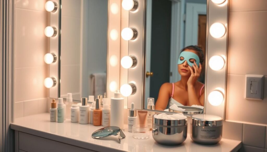 preparation for eye bag removal