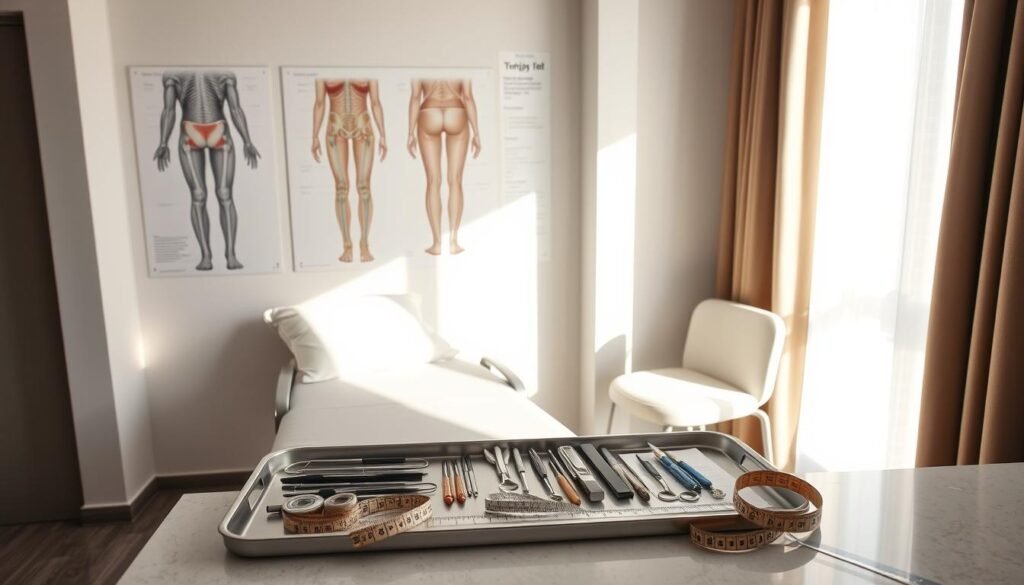 הכנה לניתוח רצועת השוקיים