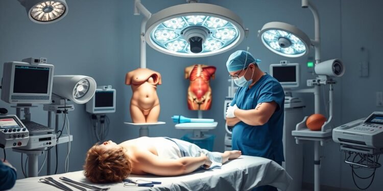 belly button reshaping procedure