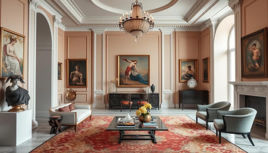 השראה אומנותית בעבודות עיצוב פנים