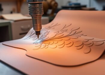 פיסול קווים בלייזר עור חלק