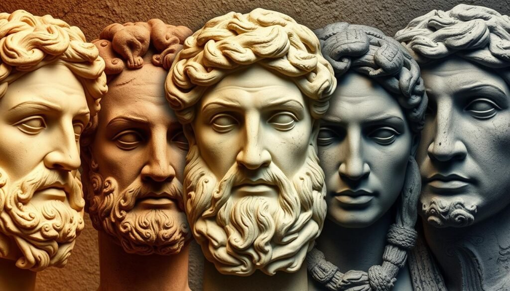 היסטוריה של פיסול פנים