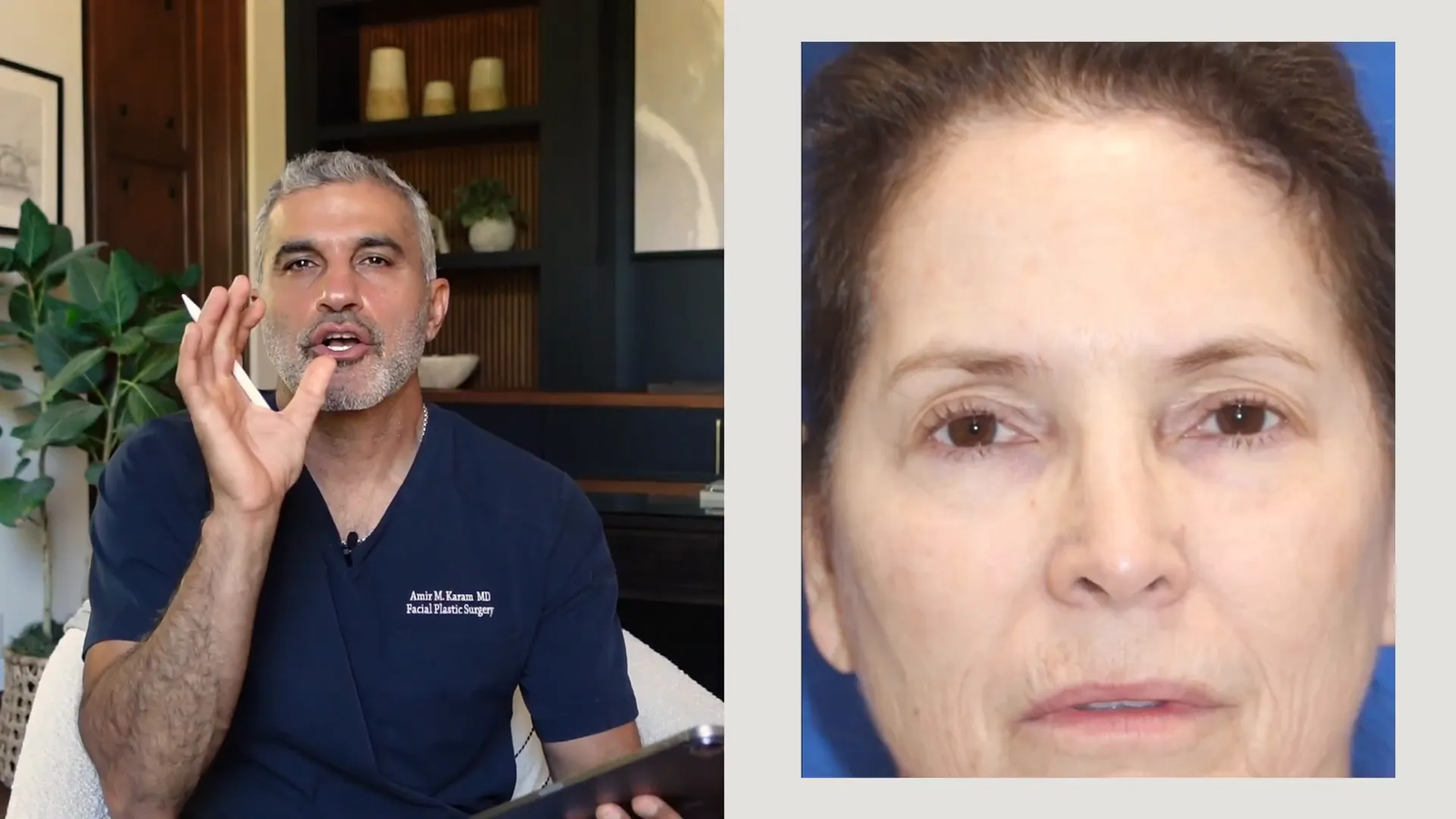 תמונה של לורה לאחר הניתוח