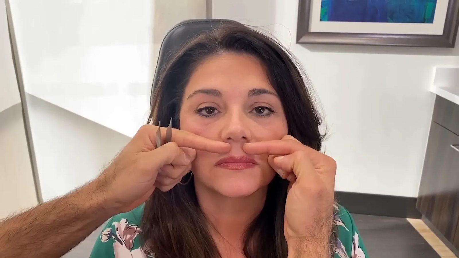 הדגמת כיווני וקטור בפנים