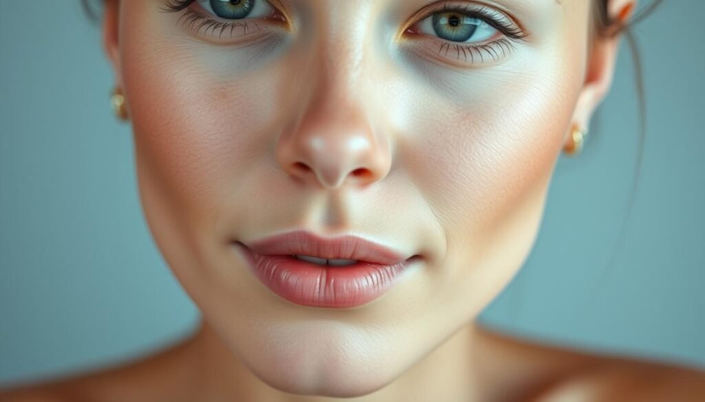 שיפור קווי המתאר בפנים צעירות